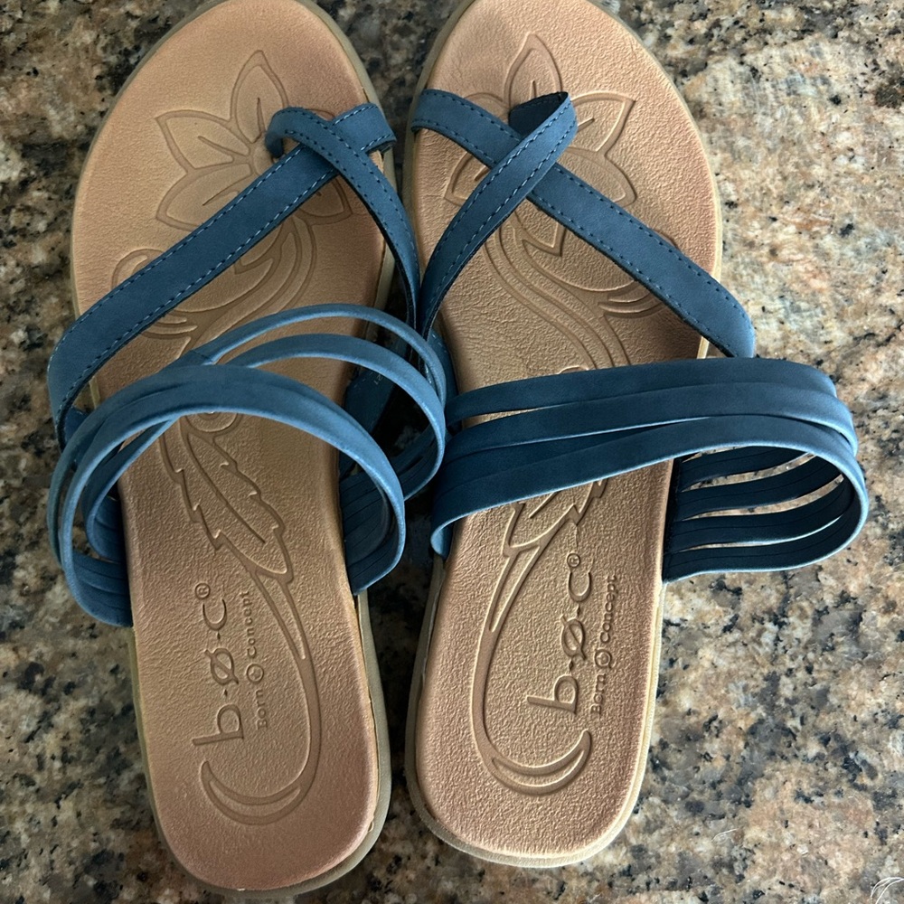 B.O.C. Women's Alisha Blue Strappy Sandals